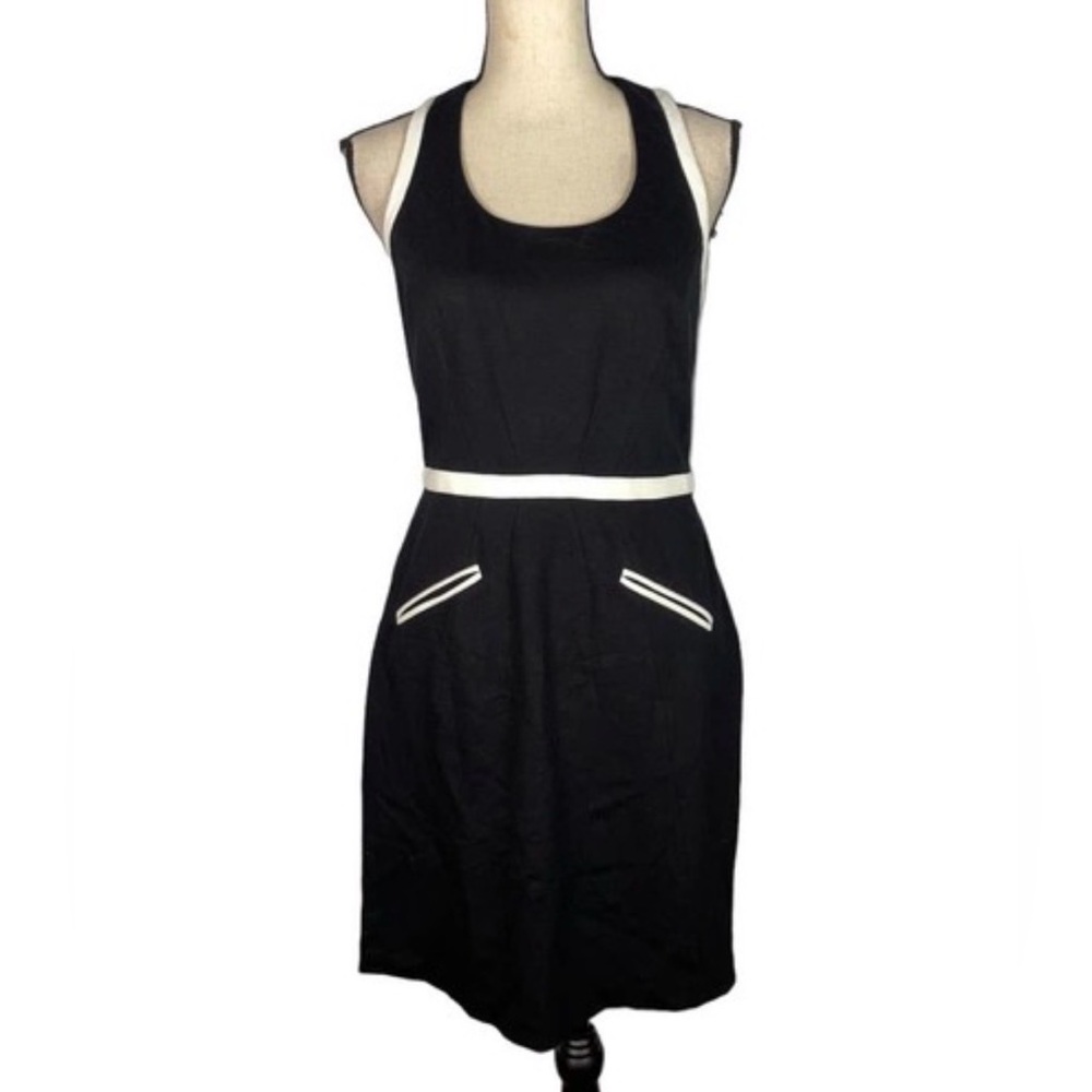 Cynthia Steffe Elegant Black and White racerback/halter Dress
